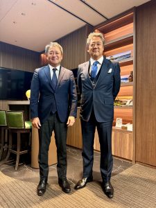 プロゴルファー・横田真一選手が活動報告のため来社 相互物産株式会社